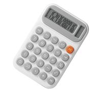 Solar and Battery Powered Calculator Double Source Portable for Finance Students Office Use High Appearance Ergonomic Double Power Calculator