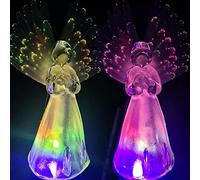 Solar Angel Light, Solar Lights Outdoor Garden Outdoor Grave Ornaments 8h Luminous Grave Decoration Colour Change Solar Pathway Lighting Ip65 Waterproof Solar Garden Lights for Grave Patio Walkway