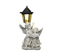 Solar Angel Statue Garden Light Weatherproof | Automatic twilight sensor, warm white LED light, weatherproof design, ideal for garden and grave