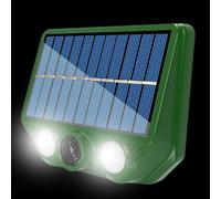 Solar Animal Repellent - Dog Repellent with Two Lighting Modes 20-36.5 KHz | Solar Powered Rodent Repellent, Ultrasonic Squirrel Repellent, Repellent for Ultrasonic Squirrels