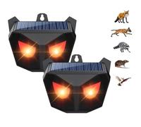 Solar Animal Repeller Outdoor - Racoon Repellent Outdoor - Skunk Deterrent Devices - Solar Animal Repeller - Deer Repellent - Fox Repellent - Skunk Repellent - Raccoon Repellent Outdoor