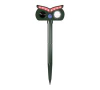 Solar Animal Repeller - Outdoor Solar Ultrasonic Bird Repeller | Owl Design Weather Proof Warning Device For Patio RV Fence Pool Pool Pun Holding Flow
