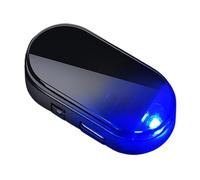 Solar Anti Theft Car Warning Light | LED Flashing Security Simulator | Fake Alarm Flash Strobe System Solar Powered Theft Prevention Safety Visual Alert Blinking Lamp Signal For Vehicles