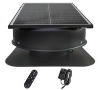Solar Attic Fan, Roof Mounted Exhaust Vent, 42W, 1470 CFM Airflow, Solar Powered Attic Ventilation System for Efficient Cooling and Air Circulation