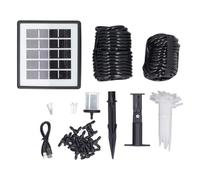 Solar Automatic Drip Irrigation Kit System with 15 Drippers, ABS Material and IP67 Waterproof - Programmable Watering, Energy Efficient Pump, Ideal for Gardens and Landscapes