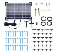 Solar Automatic Watering System, 9V 5W Solar Irrigation with 10 Timing Modes - Energy Efficient, IP65, Ideal for Indoor and Outdoor Gardening