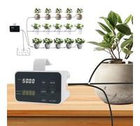 Solar Automatic Watering System, Plantings Self Watering Systems, Adjustable Drip Irrigation Kit Smart Water Timer, Water Saving Planting Watering Devices, Indoor Watering Systems for Your Plantings