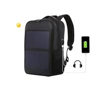 Solar Backpack Charger, 5V Waterproof Ergonomic Solar Power Backpack with USB Charging Port, Intelligent Circuit Protection, Outdoor Sports Travel Power Supply