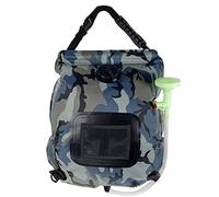 Solar Bag 5 Gallons 20L Heating Camping Pouch PVC Portable Bath Foldable with Adjustable Showerhead Storage for Outdoor Hiking Beach Swimming