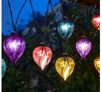 Smart Solar Balloon Rainbow String Lights Set of 10 in Multicolor | Charlies