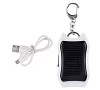Solar Bank, 1500 mAh Backup Bank, Solar Charger for Mobile Phones, Tablets, Electronic Devices, Supply with 3 LED Lights, Portable Solar Charger with Carabiner