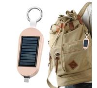 Solar Bank - Portable Solar Charger, Solar Bank | Compact Solar Battery Pack, USB Charger Keychain, Lightweight Solar Bank For Teleph
