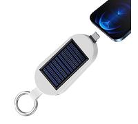 solar bank, solar powered keychain bank, 3000mAh with type c phone charger, 4 in 1 solar charging bank, portable charger with wireless watch charging pair