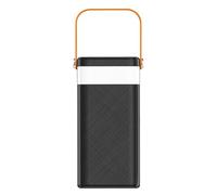 Solar Battery Bank, 120W External Battery Pack,50000mAh Built-in Cables Survival Gear With Light 4 Outputs And 3 Inputs, For All Mobile Devices Road Trip Hiking Backpacking