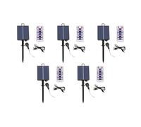 Solar Battery Box with Remote for Outdoor Indoor LED String Lights - Solar Panel Controller, Automatic Light Sensor, 8 Modes Garden Street Path Camping Decoration, Energy Saving