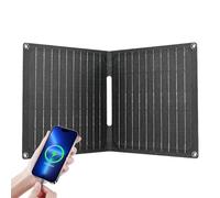 Solar Battery Charger, Foldable, Quick Charge and LED Indicator - Foldable Solar Panel for Outdoor | for Outdoor Travel, Picnic, Hiking, Climbing, Cycling, Running