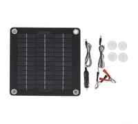 Solar Battery Charger, Solar Battery Waterproof Maintainer Car Charger 12 Volt Trickle 10W for RV, Campers