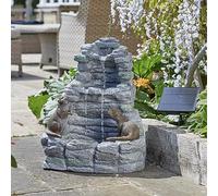 Smart Solar Otter Falls Hybrid Powered Fountain, 1175005