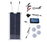 Solar Battery Maintainer,Car Battery Solar Charger | Waterproof Maintenance Charger 100W - Solar Panel Hold Charger, Output, For Car 12V-24V, Navy, Camp