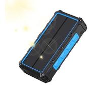 Solar Battery Power Bank - Hand Crank Charger, Foldable Wireless Design, Waterproof Unit, Built-In LED Lamp, SOS Alarm Safety Tool, Compass Navigation | For Camping Hiking