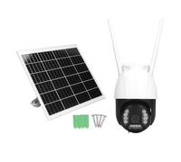 Solar Battery Powered Camera 4G Security Camera, Solar Security Camera 4G Security Camera 4MP AI Human Shape Detection Outdoor Security Camera