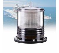 Solar Beacon Light, IP67 Waterproof LED Navigation Light for Marine Boats, Flashing Accessories for Yachts