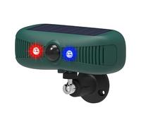 Solar Beast Repellent Alarm, Noise maker129dB Alarm, Solar Outdoor Motion Sensor with multiple sounds, Fit Indoor/Outdoor, Deters Intruders. (13 Kinds of Sound, Green)