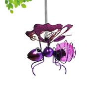 Solar Bee Lights - Hangable Sculpture Decor,Solar Powered Bee Ornament - for Outside Porch Backyard Courtyard Terrace Tree Home Apartment