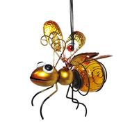 Solar Bee Lights Outdoor Waterproof, 3pcs Hanging Solar Lights, Bee Shape LED Lantern, Decor for Exterior Backyard, Balcony, Porch, Yard, Patio, House, Pathway