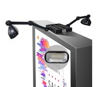 Solar Billboard Light Outdoor Ultra Bright Solar Sign Post Board Lighting Dusk to Dawn