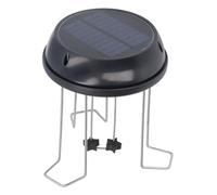 Solar Bird Bath Bubbler, 5V 0.5W Water Circulator ABS Steel Water Agitator Quiet Solar Panel Wiggler with Bracket for Bird Bath, Garden, Pond