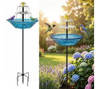 Solar Bird Bath Fountain with Automatic Water Movement for Garden and Outdoor Decoration Solar Bird Bath Fountain