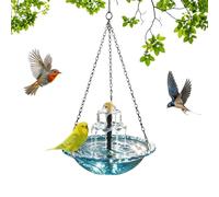 Solar Bird Bath Fountains for Outdoors Hangable Water Fountain Birdbath