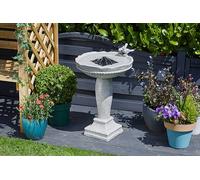 Solar Bird Bath Water Feature Feathered Friends