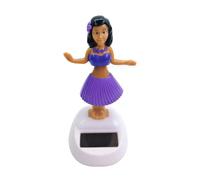 Solar Bobble Head Figures, Dancing Hawaiian Girl Shaking Head Doll, Solar Powered Dancing Toy, Car Dashboard Dancing Figure Toy, Toy, for Car Dashboard Home Decor