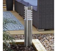 Smart Garden Solar Bollard Post Light Orion Stainless Steel 20 Lumen Super Bright
