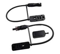 Solar Box Junction 1500V 30A IP67 Photovoltaic Module Confluence Housing with 3-Split Red PVC-Metal Panel Copper Silver-Plated Terminals