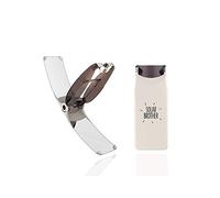 SOLAR BROTHER Suncase Gear Solar Lighter - Unique Bi-Energy Case: Instant Solar Ignition or Traditional Gas Ignition - Waterproof & Windproof - Patented French Innovation - (White)