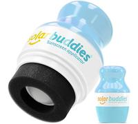Solar Buddies Refillable Roll On Sponge Applicator For Kids, Adults, Families, Travel Size Holds 100ml Travel Friendly for Sunscreen, Suncream and Lotions