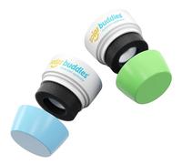 Solar Buddies Replacement Duo Heads - Compatible with the Child Friendly Refillable Solar Buddies Sunscreen Applicator - Holds Up To 3.4fl oz, (This is NOT a Full Unit) (Blue,Green)