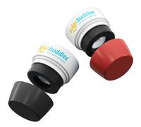 Solar Buddies Replacement Duo Heads - Compatible with the Child Friendly Refillable Solar Buddies Sunscreen Applicator - Holds Up To 3.4fl oz, (This is NOT a Full Unit) (Red,Black)