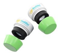 Solar Buddies Replacement Duo Heads - Compatible with the Child Friendly Refillable Solar Buddies Sunscreen Applicator - Holds Up To 3.4fl oz, (This is NOT a Full Unit) (Green,Green)