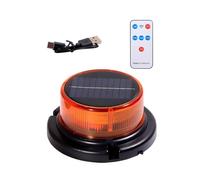 Solar Burst Warning Light,Safety LED Flashing Solar Strobe Light,Waterproof Signal Light - for Trailer SUV RV Outdoor Offroad Construction