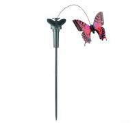 Solar Butterfly Bird Garden Ornaments Flying Fluttering Butterfly Waterproof Outdoor Yard Decor with Lifelike Design(butterfly)