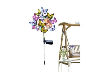Solar Butterfly Garden Stake | Solar Firefly Lights - High Flexibility Iron Wire, Solar Butterfly Garden Stake Swaying in The Wind for Mother's Day, Mom, Women