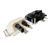 Solar Cable Entry Gland 2-Pack ABS Waterproof Dual Hole