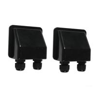 Solar Cable Gland 4.3x3.9 Inch Black Housing