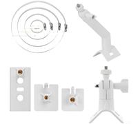 Solar Camera Mount Bracket for Outdoor Use Compatible with FOR ARLO and FOR EUFYCAM Cameras with Flexible Positioning