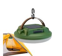 Solar Camping Lantern | LED With Battery Display And Waterproof - Solar Powered Portable Camping Lights - For Hiking Backpacking Tent Fishing Survival Home Power Outage