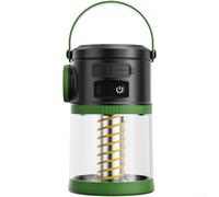 Solar Camping Lantern Rechargeable LED Tent Light Waterproof Portable Outdoor Lamp for Hiking Fishing 200g Green(Green)